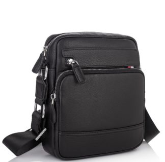Компактная мужская кожаная сумка через плечо Tiding Bag NA50-8113A