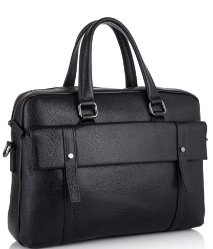 Кожаная деловая сумка для ноутбука и документов А4 Tiding Bag SM8-9824-1A