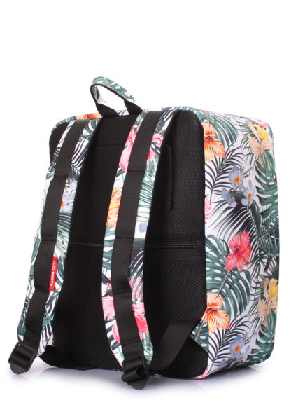 Рюкзак для ручной клади AIRPORT - Wizz Air / МАУ / SkyUp с тропическим принтом