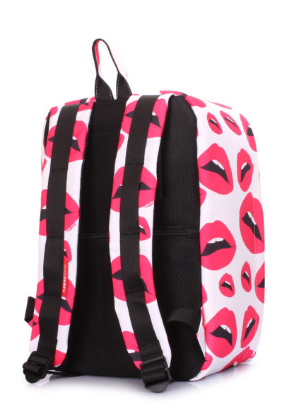 Рюкзак для ручной клади HUB - Ryanair / Wizz Air / МАУ белый с губами
