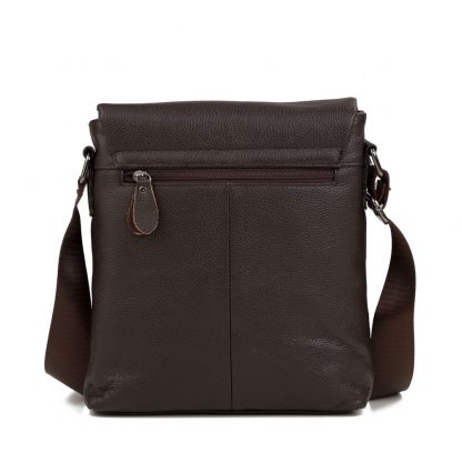 Стильная мужская сумка через плечо Tiding Bag A25-1278C коричневая