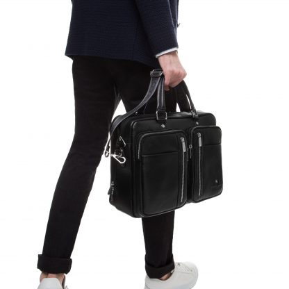 Кожаная мужская сумка для документов и ноутбука Royal Bag RB50021