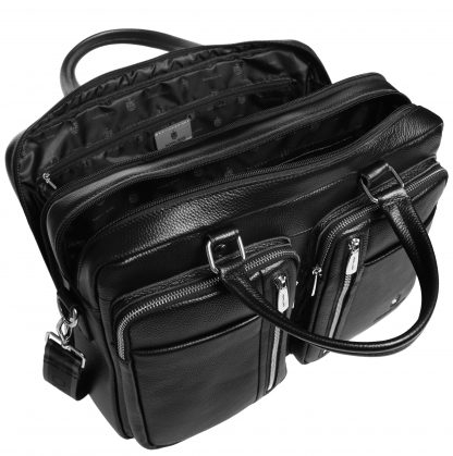 Кожаная мужская сумка для документов и ноутбука Royal Bag RB50021