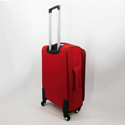 Тканевый чемодан 4 колеса 538/2/S-red нейлон красный