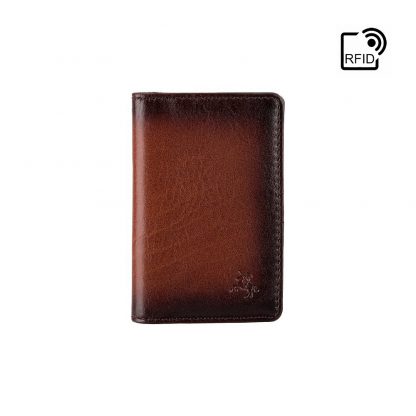 Картхолдер Visconti AT55 Jason c RFID (Burnish Tan) коричневый