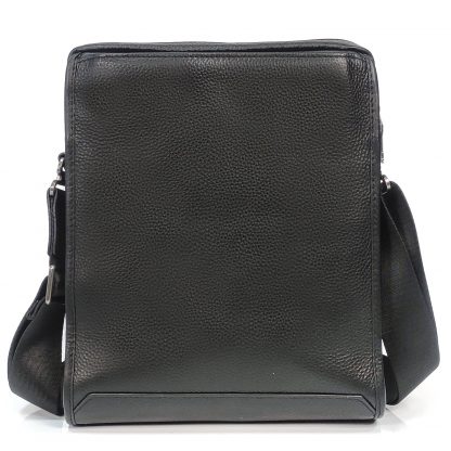 Функциональная мужская кожаная сумка Tiding Bag NM29-287891A черная