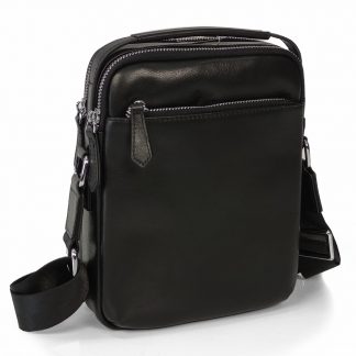 Мужская сумка на два отделения с ручкой Tiding Bag FL-SM8-1025A черная
