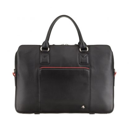 Классическая женская сумка для ноутбука Visconti WB70 Harriet 13 (Black) черная